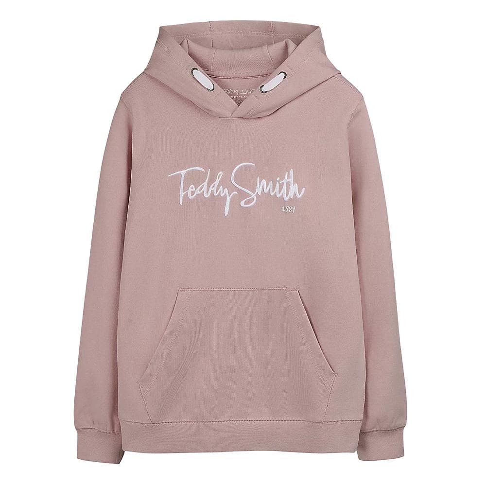 Sweat à Capuche Vieux Rose Garçon Teddy Smith Evry1 1