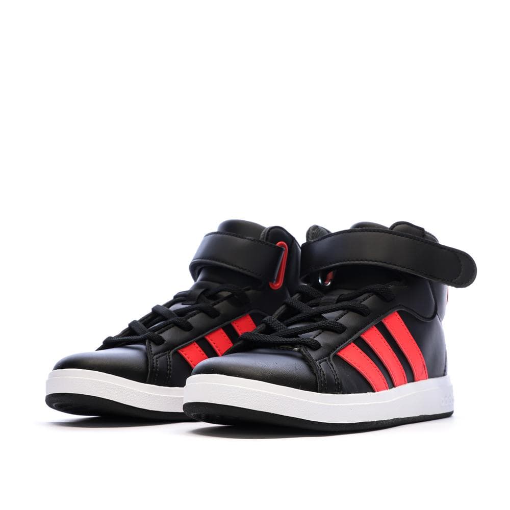 Baskets Noir Garçon Adidas Grand Court Mid 6
