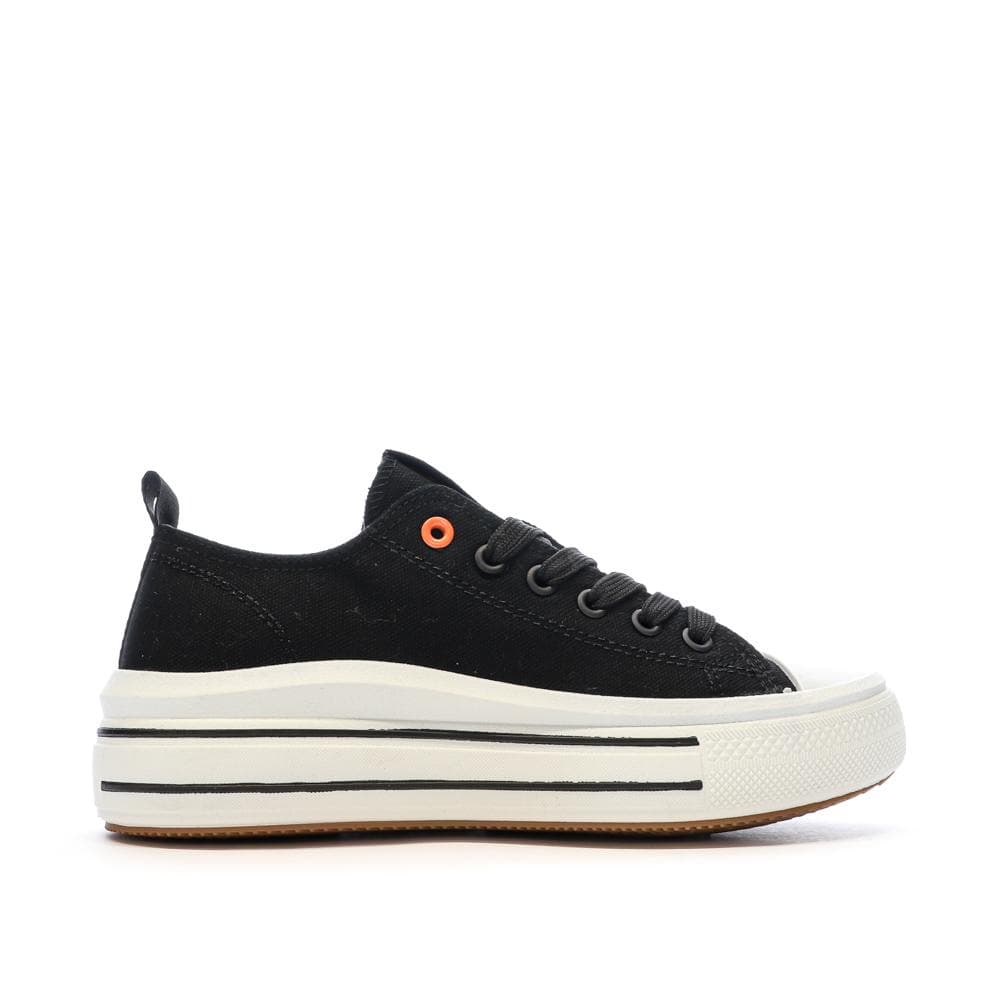 Baskets Basses Noires Femme Refresh Lona 2