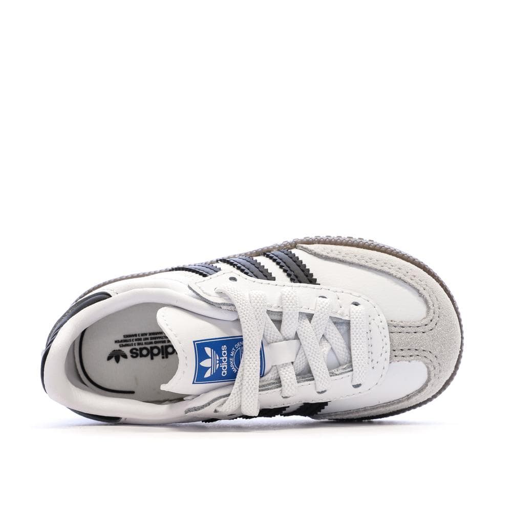 Baskets Blanches Bébé/Junior Adidas Samba OG Cf El I 4