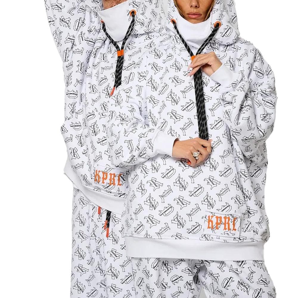 Sweat Blanc/Noir Mixte Kaporal Volt 1