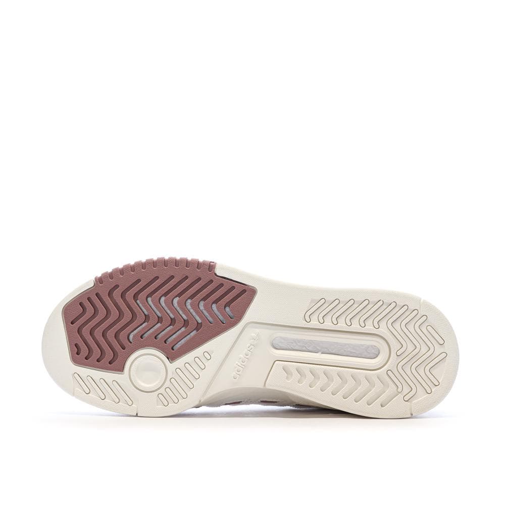 Baskets Blanches/Mauves Femme Adidas Drop Step Low W 5