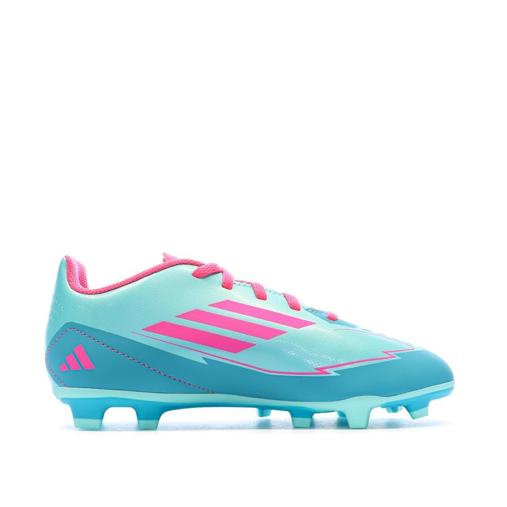 Chaussures de football Turquoises/Roses Enfant Adidas F50 Club 2