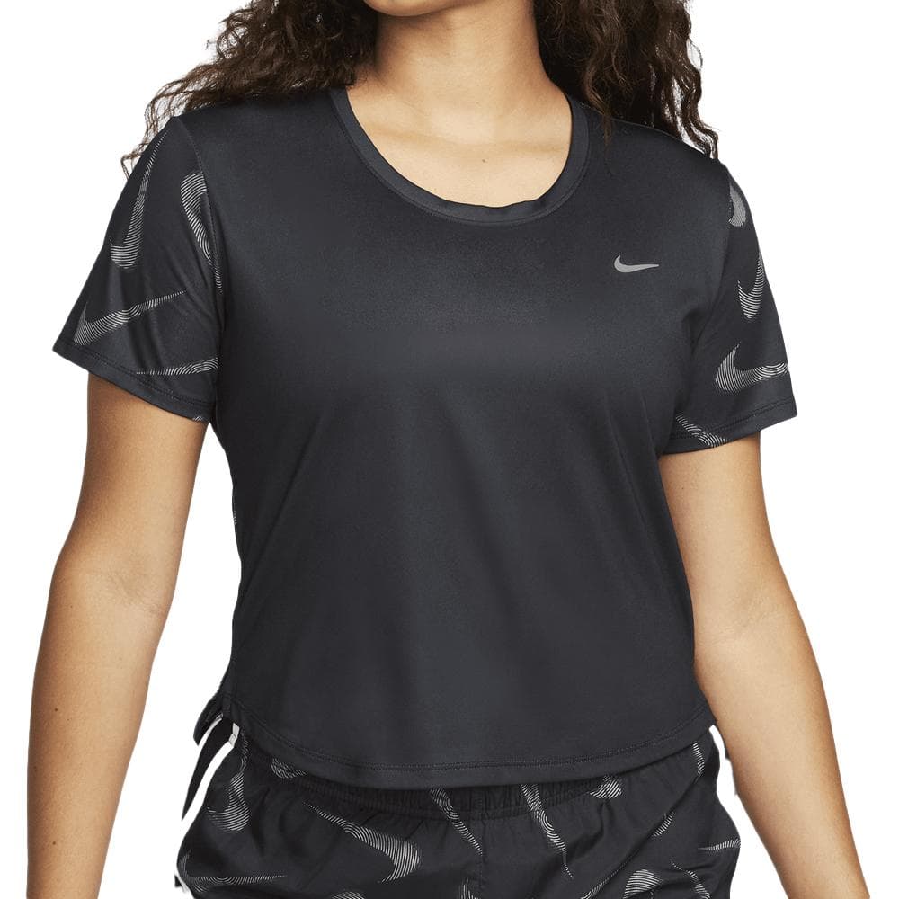 T-shirt Noir Femme Nike Swoosh 1