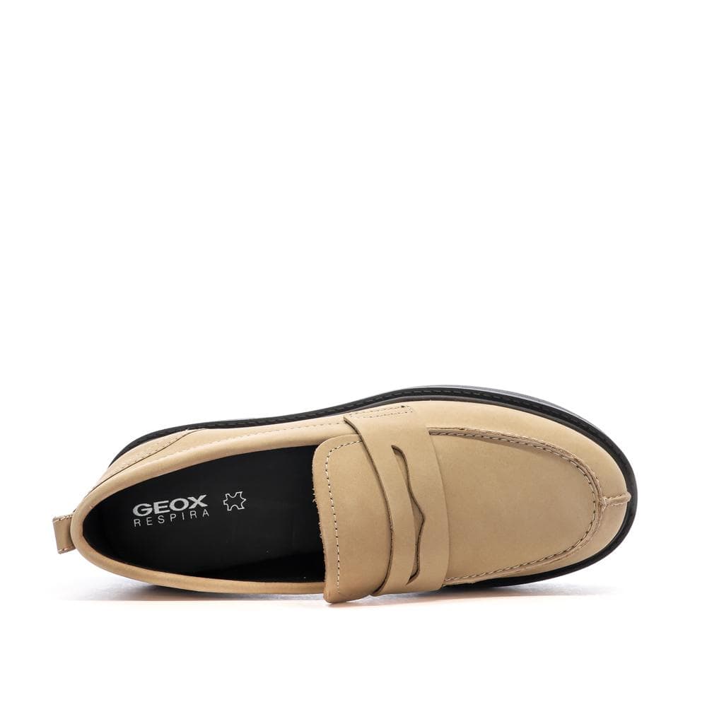 Mocassins Beige/Noir Femme Geox Spherica 4