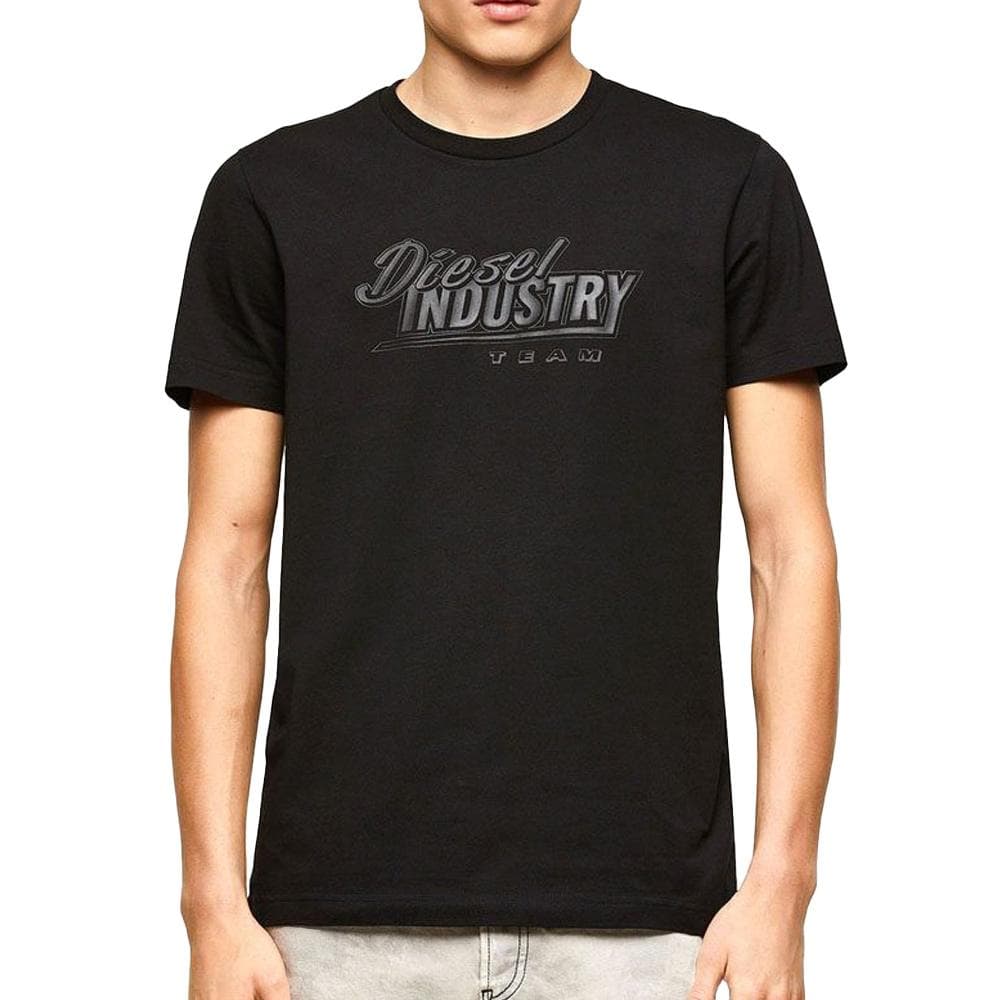 T-Shirt Noir Homme Diesel Maglietta A02558 1