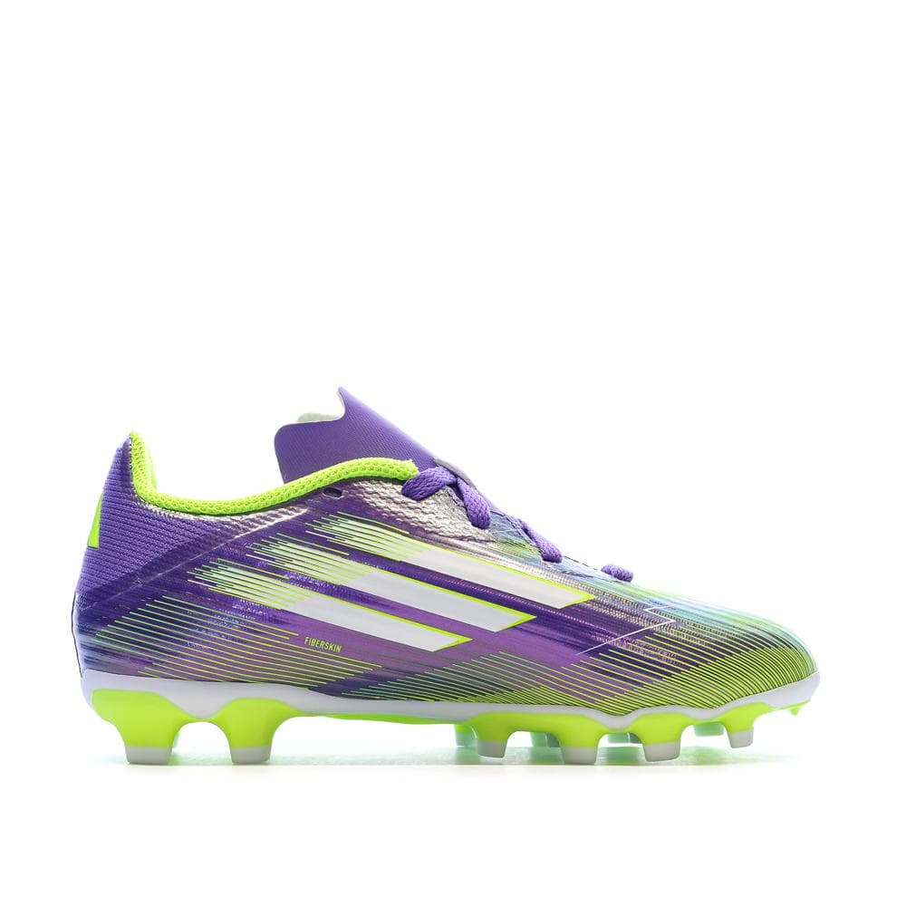 Baskets Violet/Verte Garçon Adidas F50 League 2