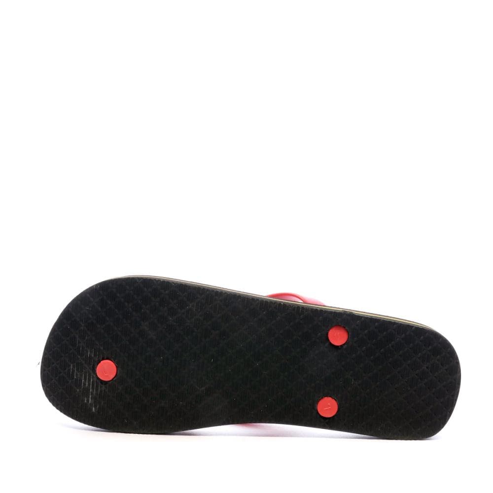 Tongs Noir/Rouge Homme Beppi Slipper 2