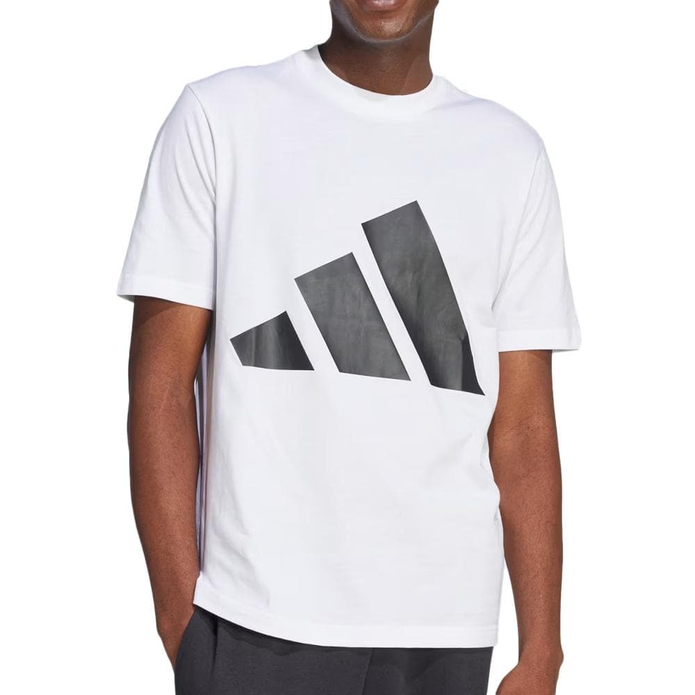 T-Shirt Blanc/Noir Homme Adidas Essential 1