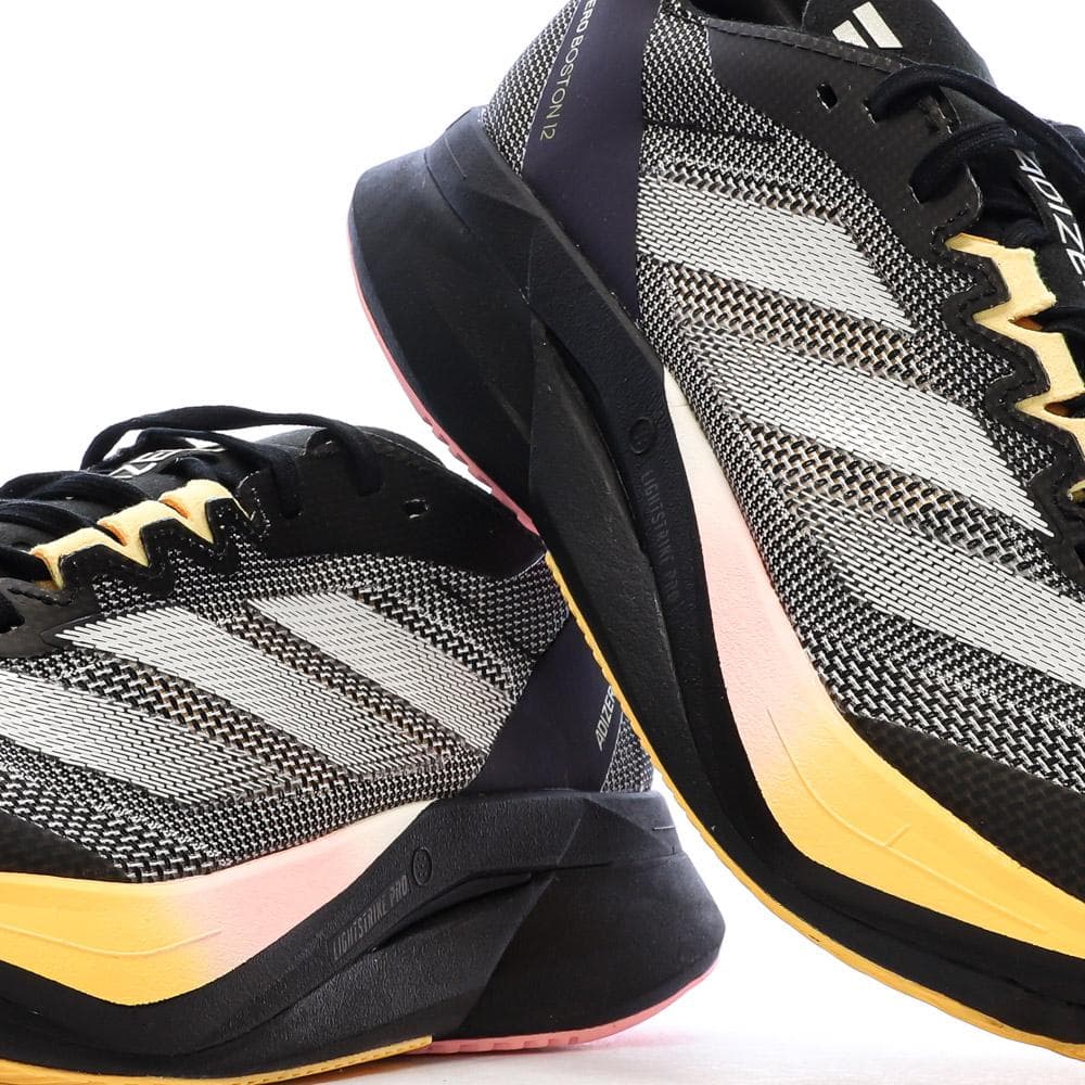 Chaussures de running Noires Homme Adidas Adizero Boston 7
