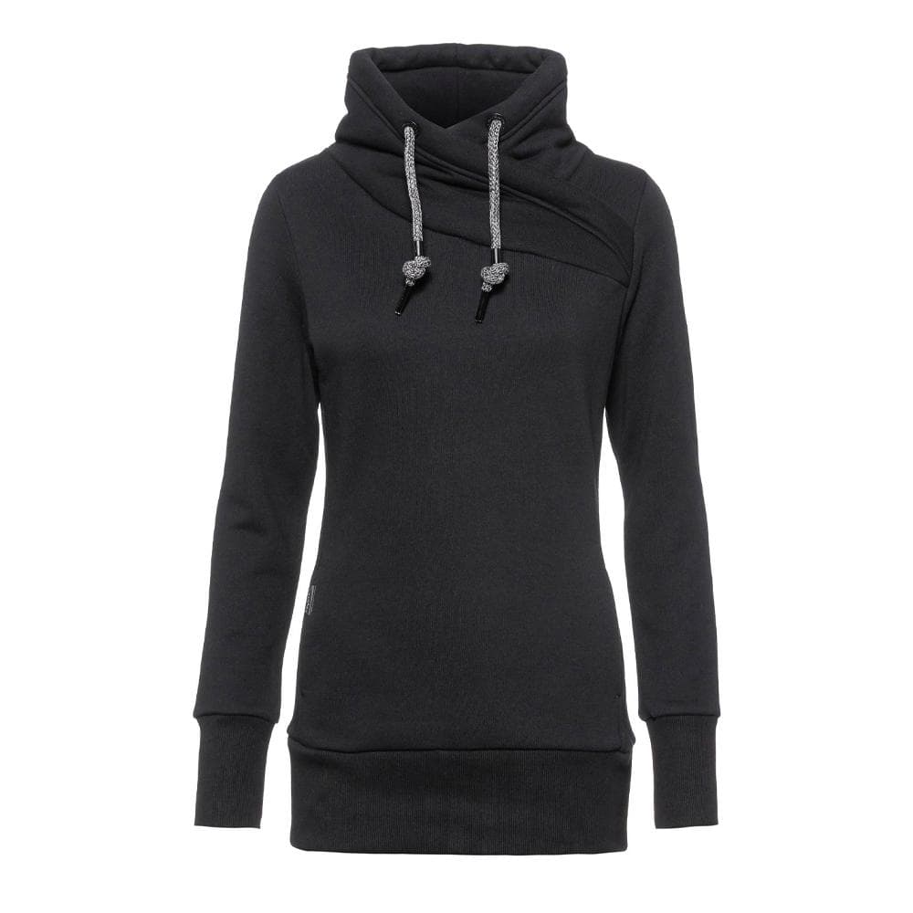 Sweat Noir Femme Ragwear Neska 1