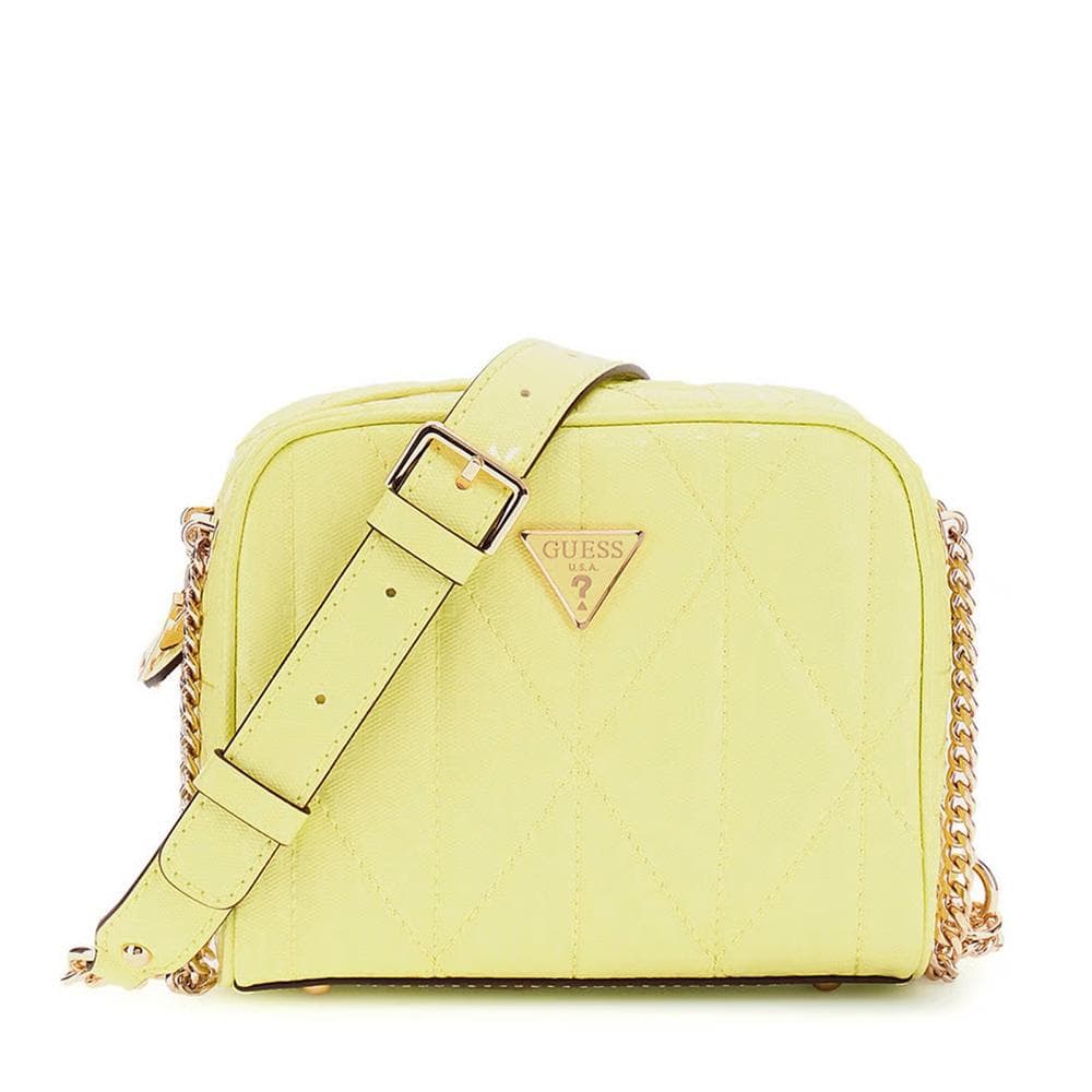 Sac à Bandoulière Jaune Femme Guess Aldina 1