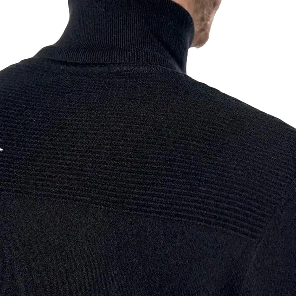Pull Col Roulé Noir Homme Kaporal Arianh 3