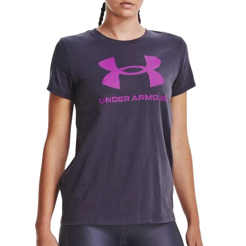 T-shirt Violet Femme Under Armour Live Sportstyle Graphic 1356305 1