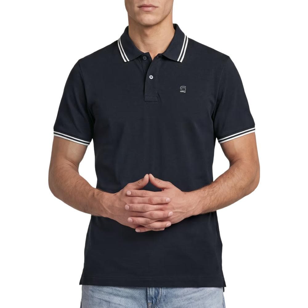 Polo Marine Homme G-Star RAW Striped Collar 1