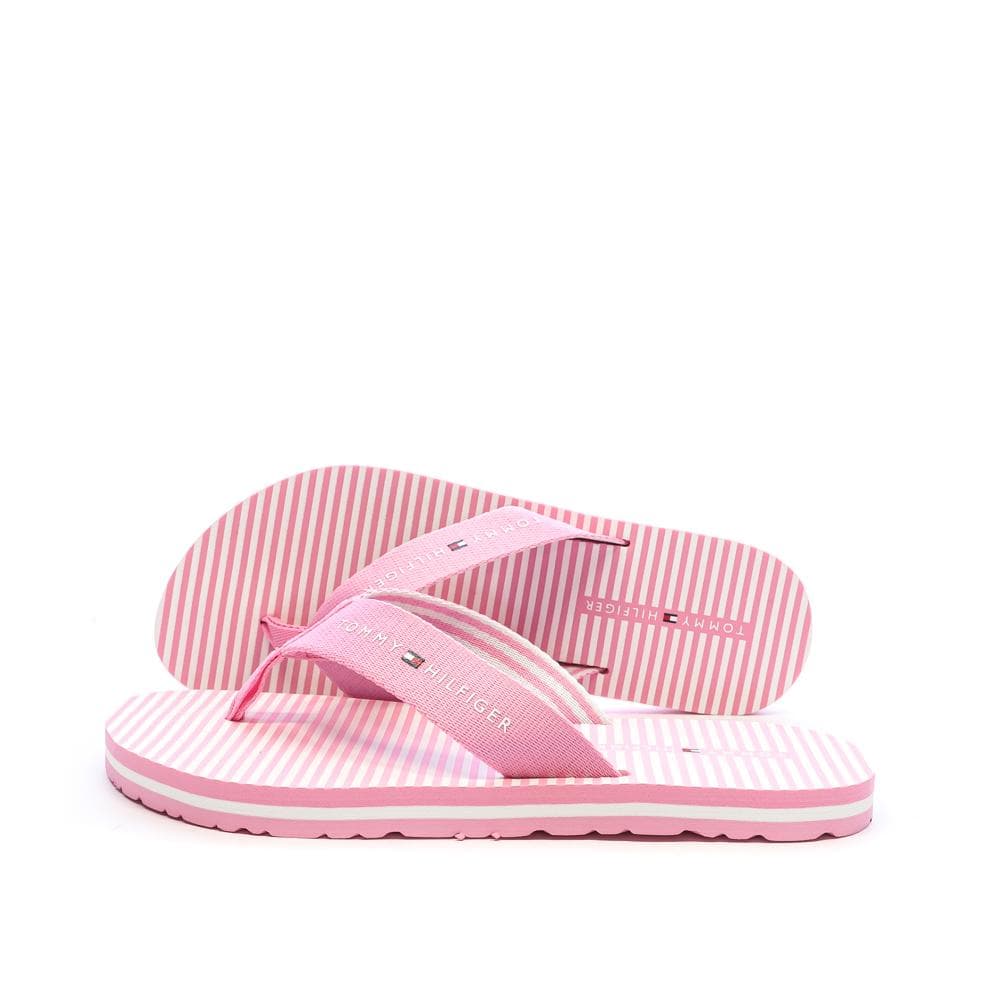 Tongs Rose /Blanches Femme Tommy Hilfiger Ithaca 1
