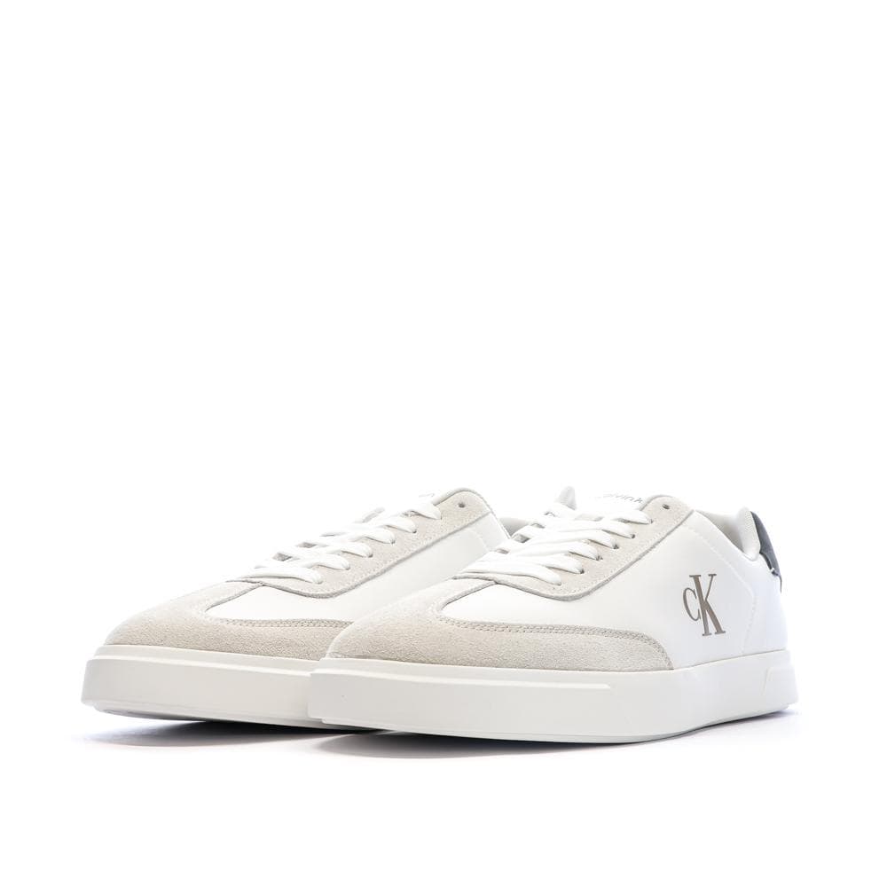 Baskets Blanches/Beiges Homme Calvin Klein Jeans Low Prof 6