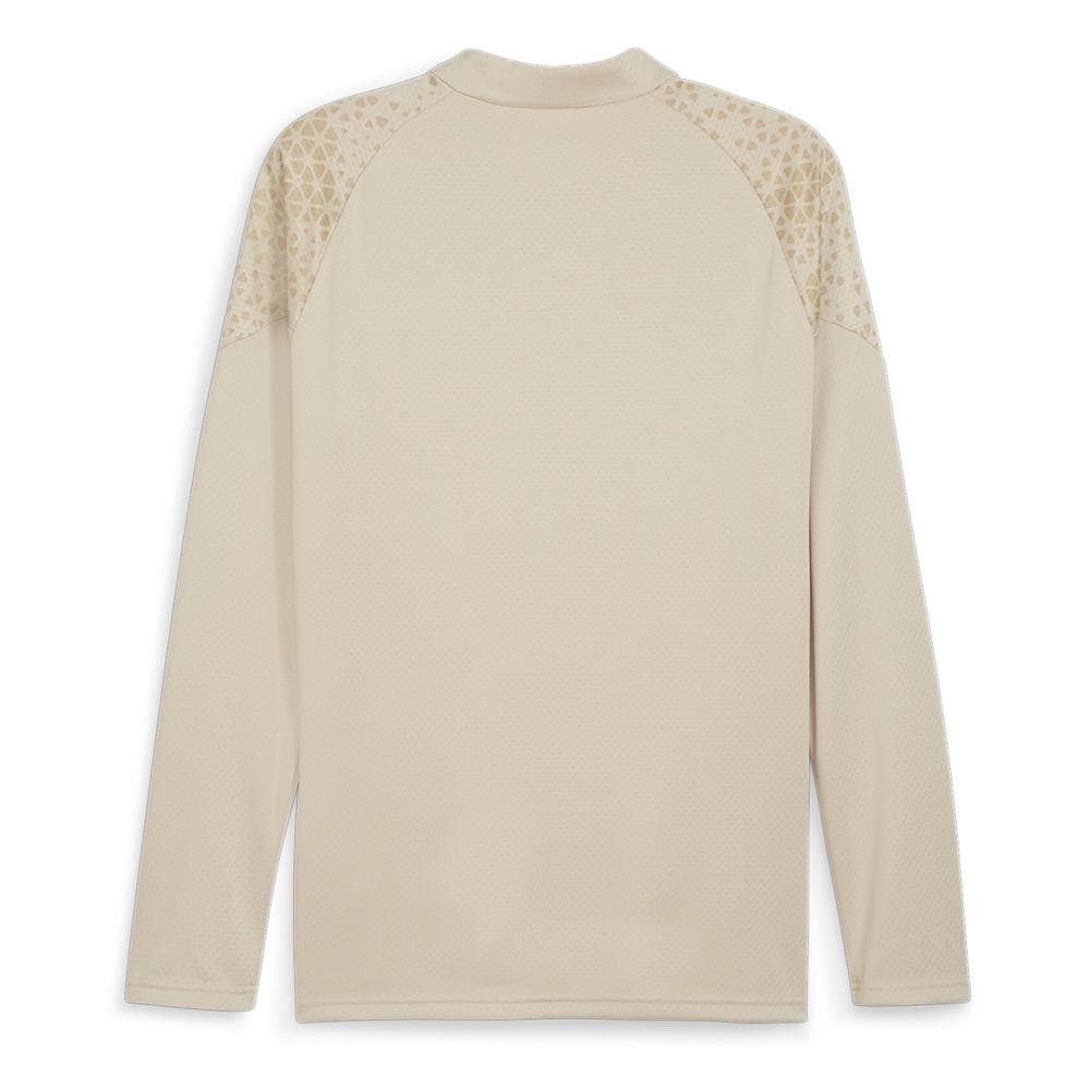 OM Sweat 1/4 zip Beige Homme Puma 2023/2024 2