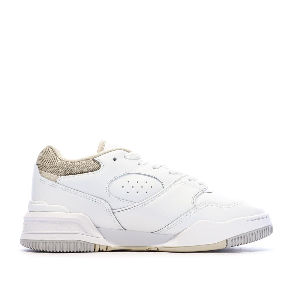 Baskets Blanc/Camel Femme Lacoste Lineshot 2