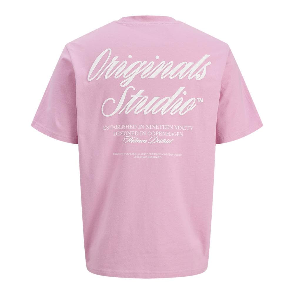 T-Shirt Rose Homme Jack & Jones Norrebro 2