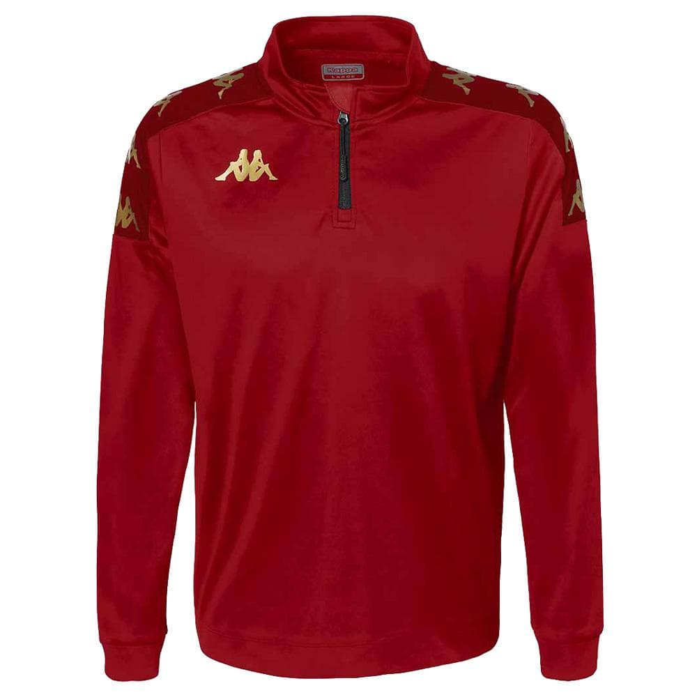 Sweat 1/4 de Zip Rouge Homme Kappa Gassolo 1