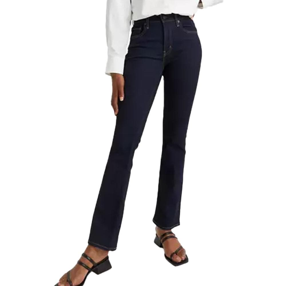Jean 725 Bleu Foncé Bootcut Femme Levi's High Rise 18759 1