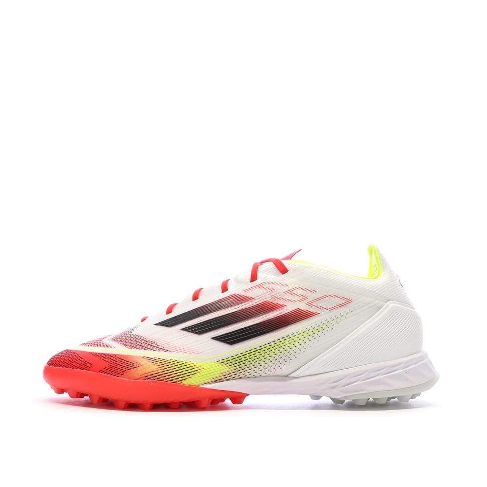 Chaussures de Foot Blanc/Rouge Adidas F50 Pro TF 1