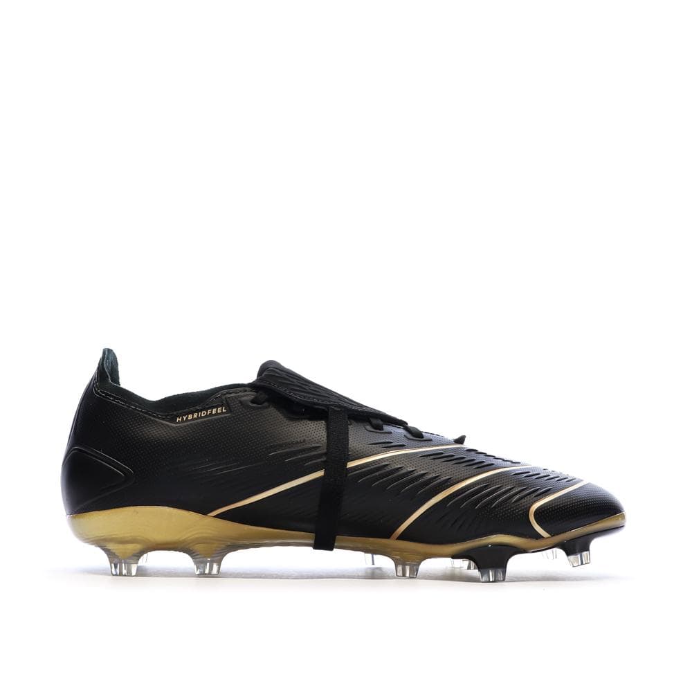 Chaussures de Foot Noir/Doré Adidas Predator League FT FG JB 2