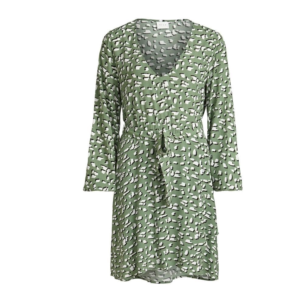 Robe Verte Femme Vila Viska 1