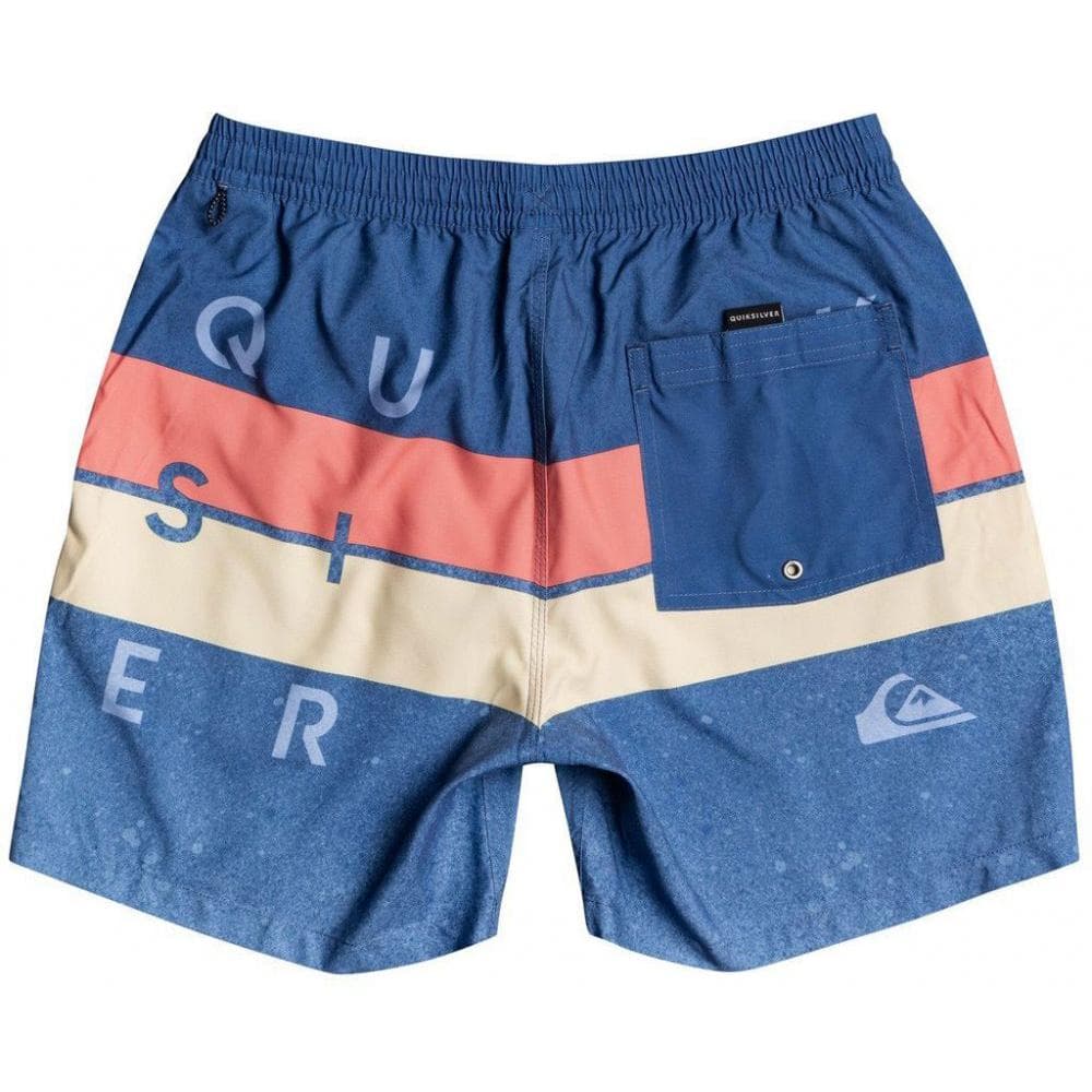 Short de bain Bleu Garçon Quiksilver Word Block 15 2