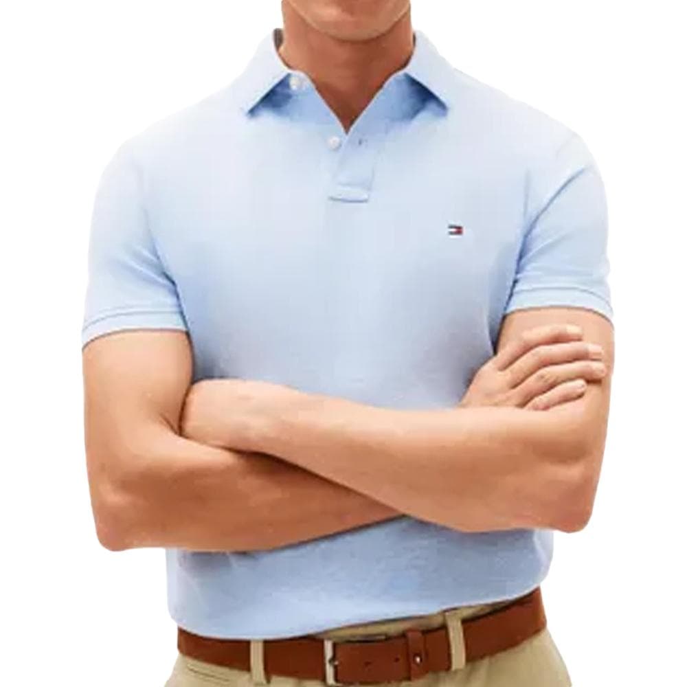 Polo Bleu clair Homme Tommy Hilfiger 1985 Regulars 1