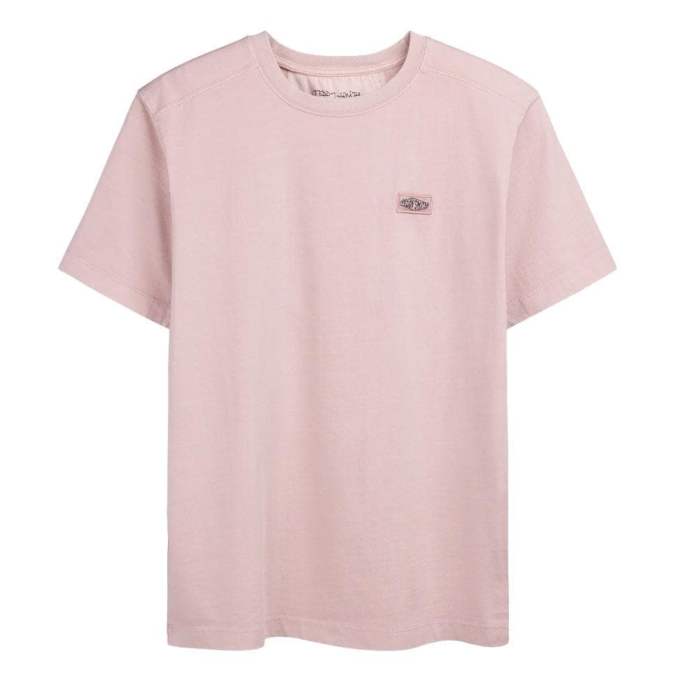 T-Shirt Rose Homme Teddy Smith Nateo 1