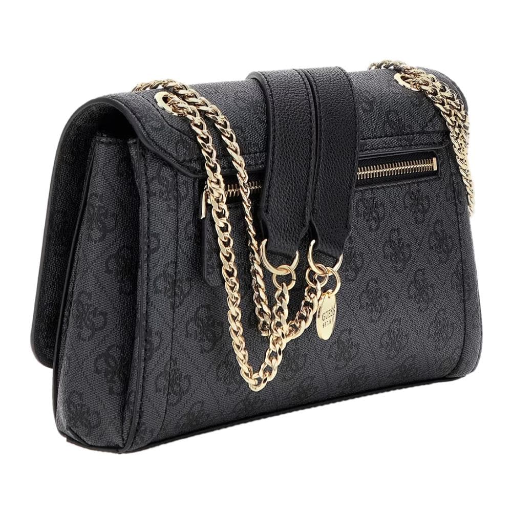 Sac à Bandoulière Noir/Doré Femme Guess Noelle 2