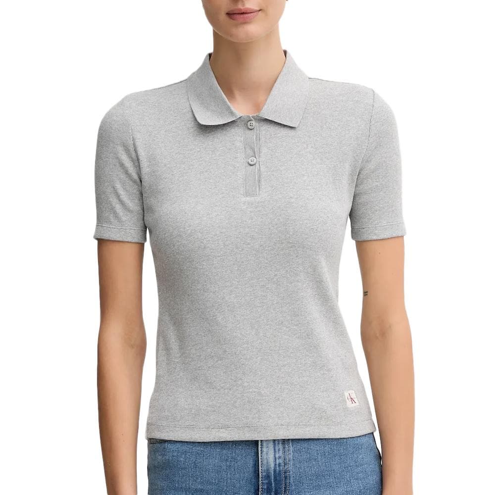 Polo Gris Femme Calvin Klein Jeans LV047C907G 1