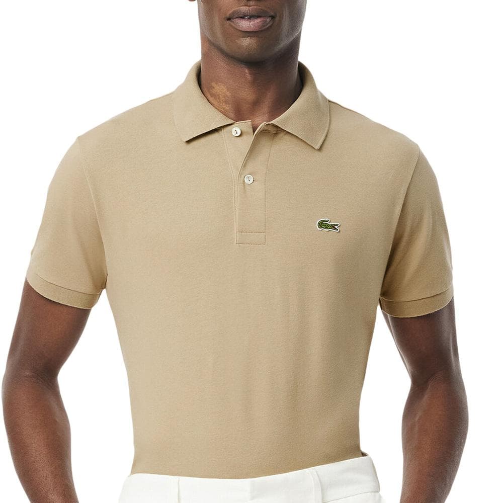 Polo Beige Homme Lacoste Classic Fit L.12.12 1