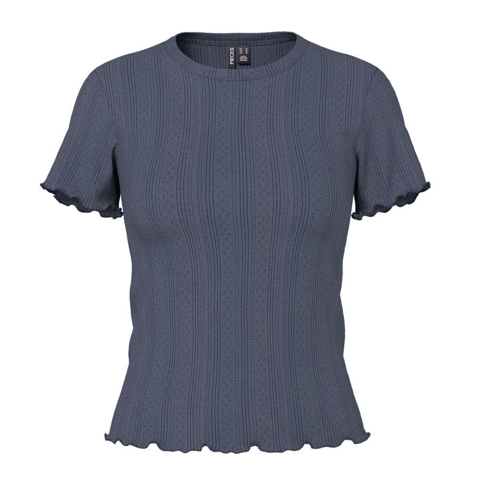 T-Shirt Marine Femme Pieces Marie 2