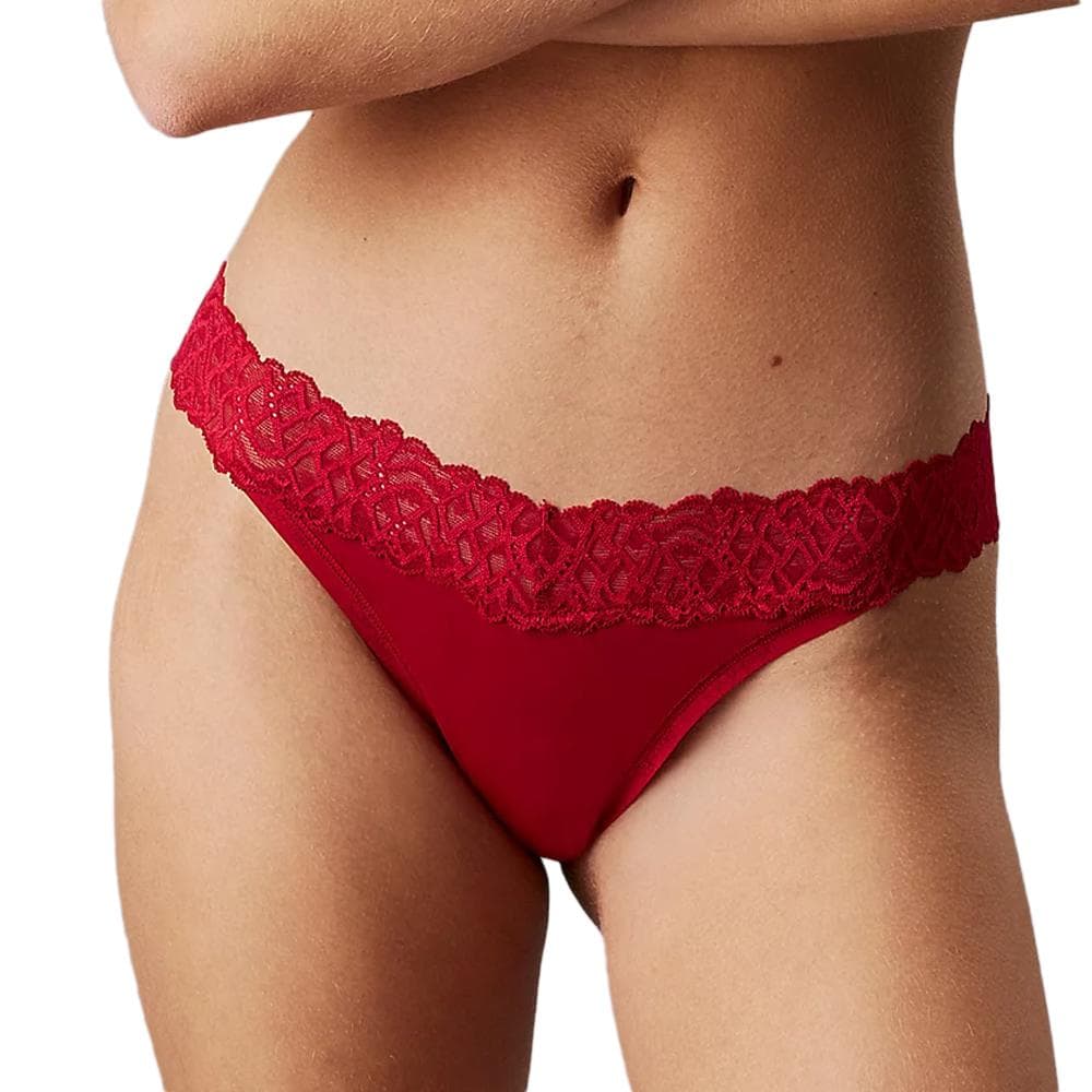 String Rouge Femme Calvin Klein Jeans Thong 1
