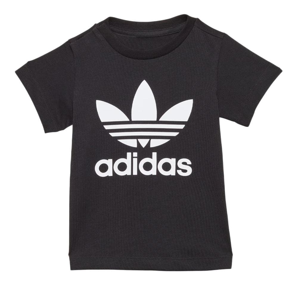 T-Shirt Noir Garçon Adidas Trefoil 1