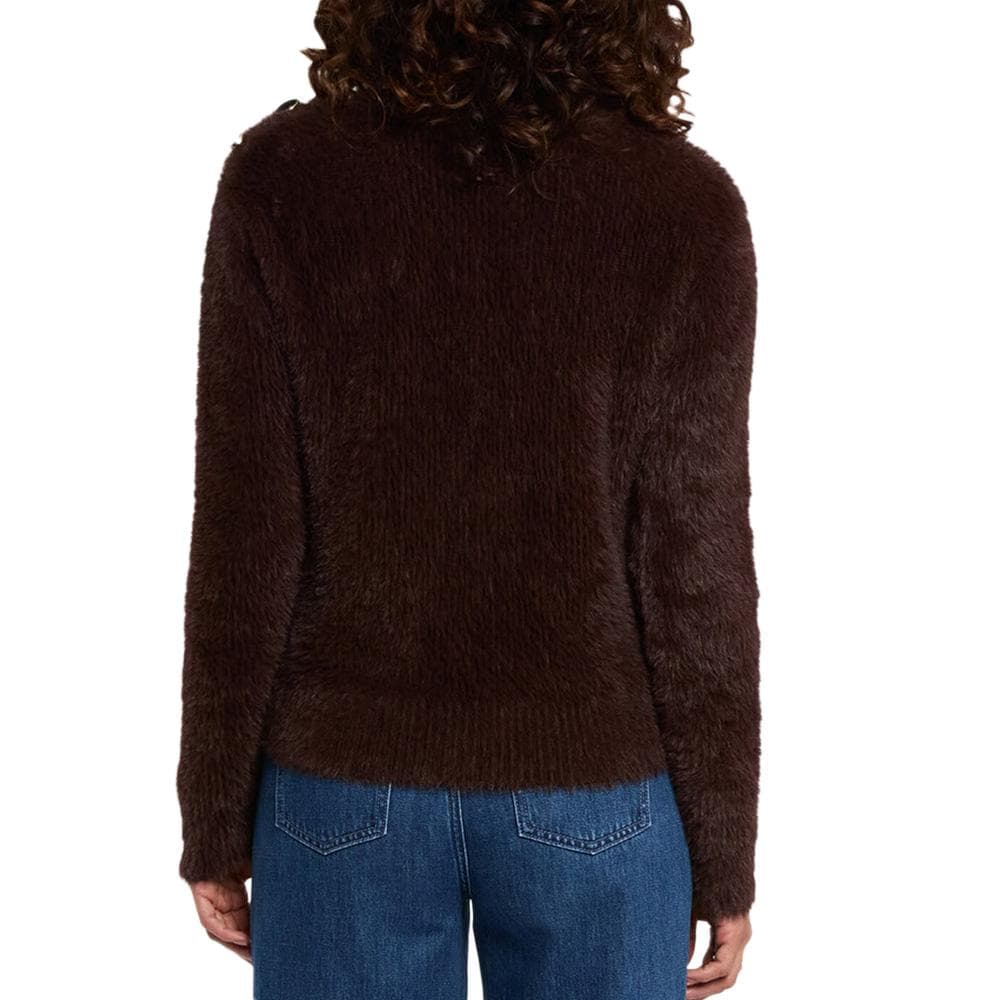Pull Marron Femme Morgan Duveteuse 2