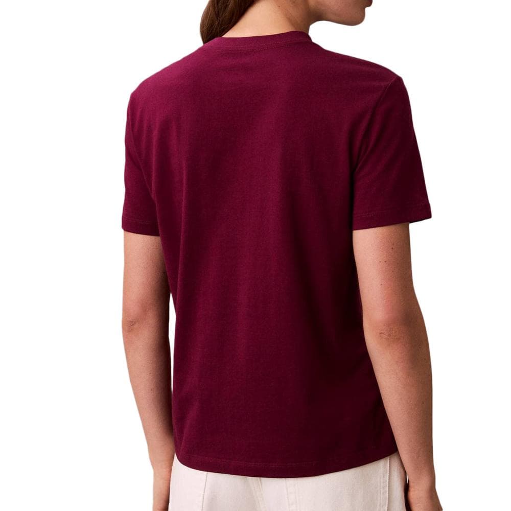 T-Shirt Bordeaux Femme Calvin Klein Jeans LV047E804G 2