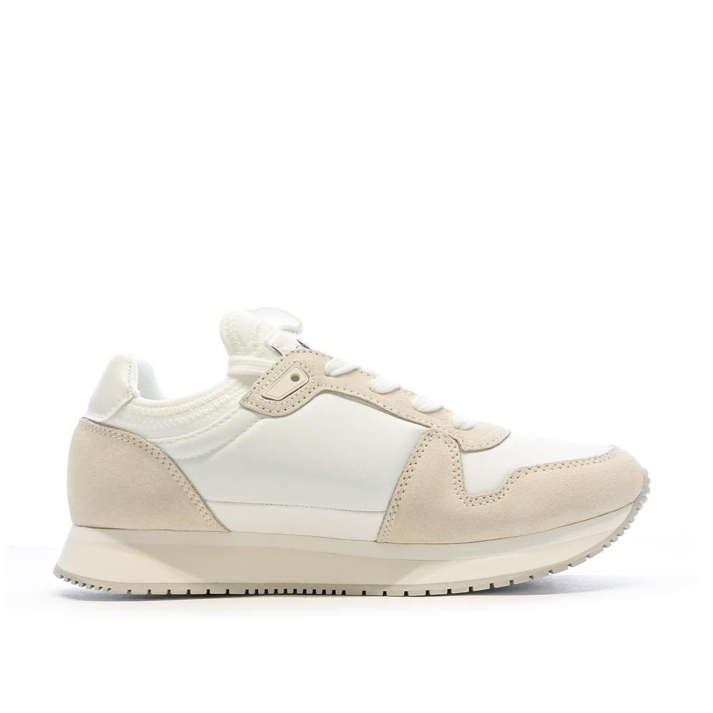 Baskets Blanche/Beige Femme Calvin Klein Jeans Runner Sock 2