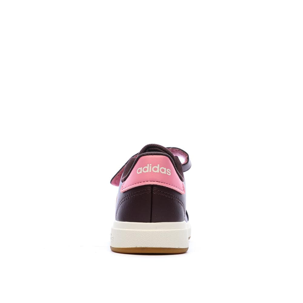 Baskets Prunes/Roses Fille Adidas Grand Court 2.0 3