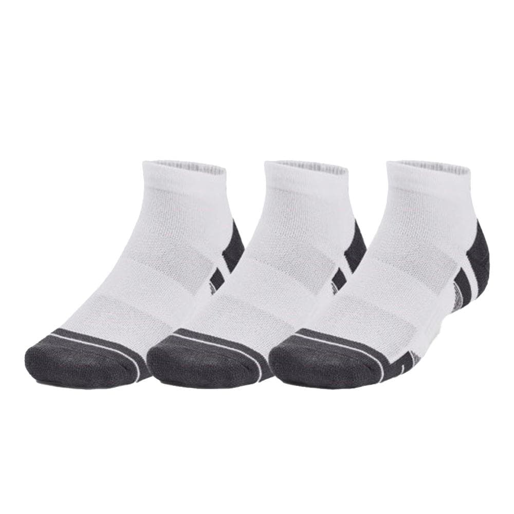 X3 Paires de Chaussettes Blanc/Gris Homme Under Armour Performance Tech 1