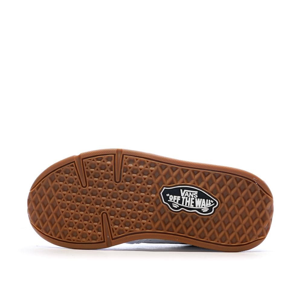 Baskets Blanc/Noir Homme Vans Old Skool Canvas Block B 5