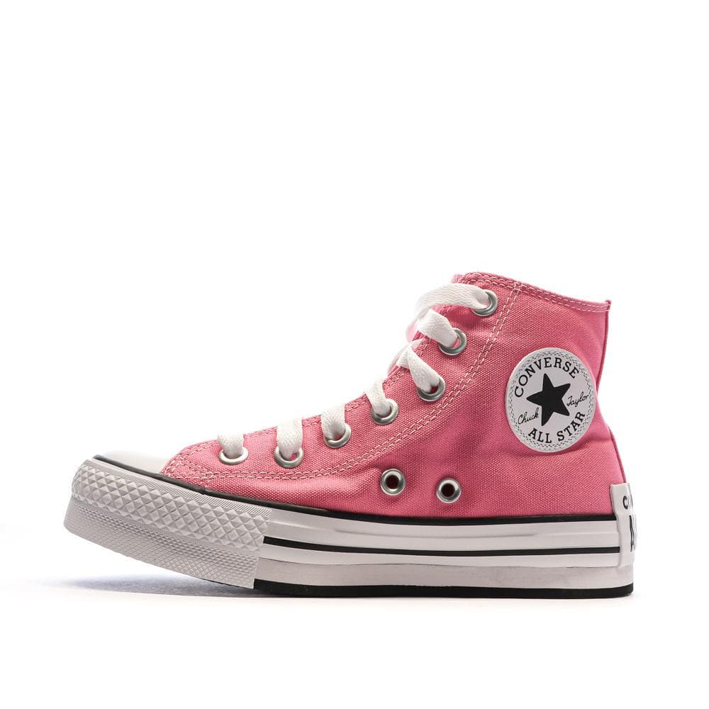 Baskets Roses Femme Converse All Star Lift Platform Sketch 1