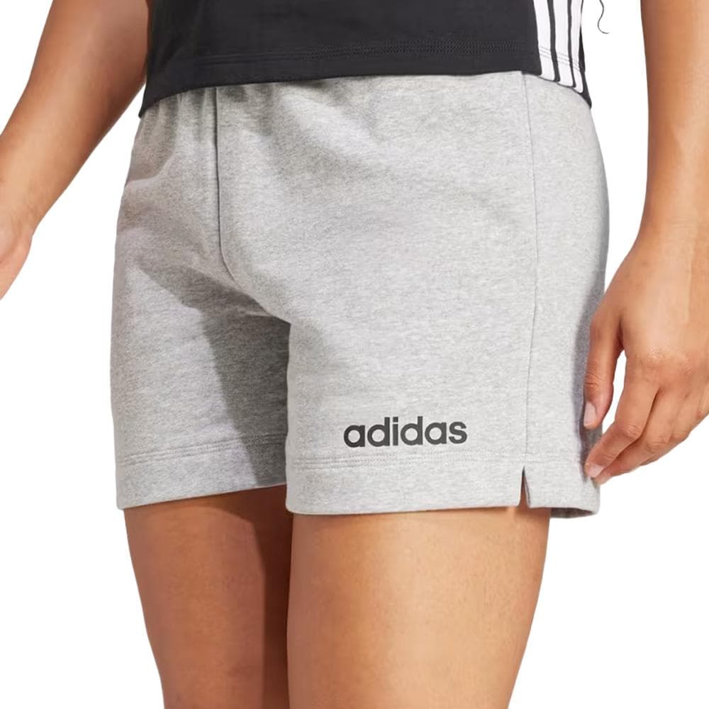 Short Gris Femme Adidas Linear French Terry 1