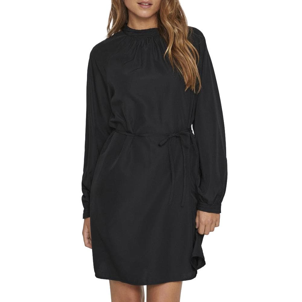 Robe Noir Femme Vila Graffy High 1