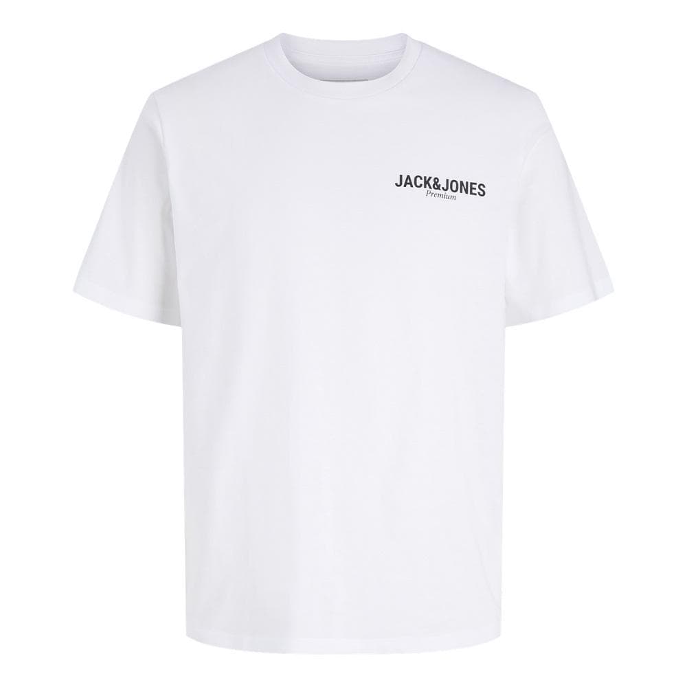 T-Shirt Blanc Garçon Jack & Jones Blaoscar 1