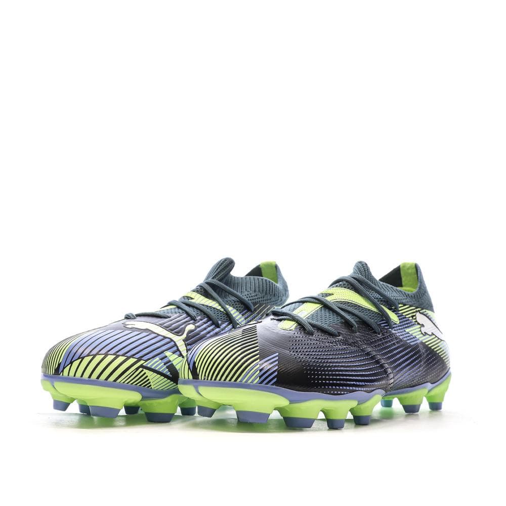 Chaussures football Marine/Vert Garçon Puma Future 7 Match 6