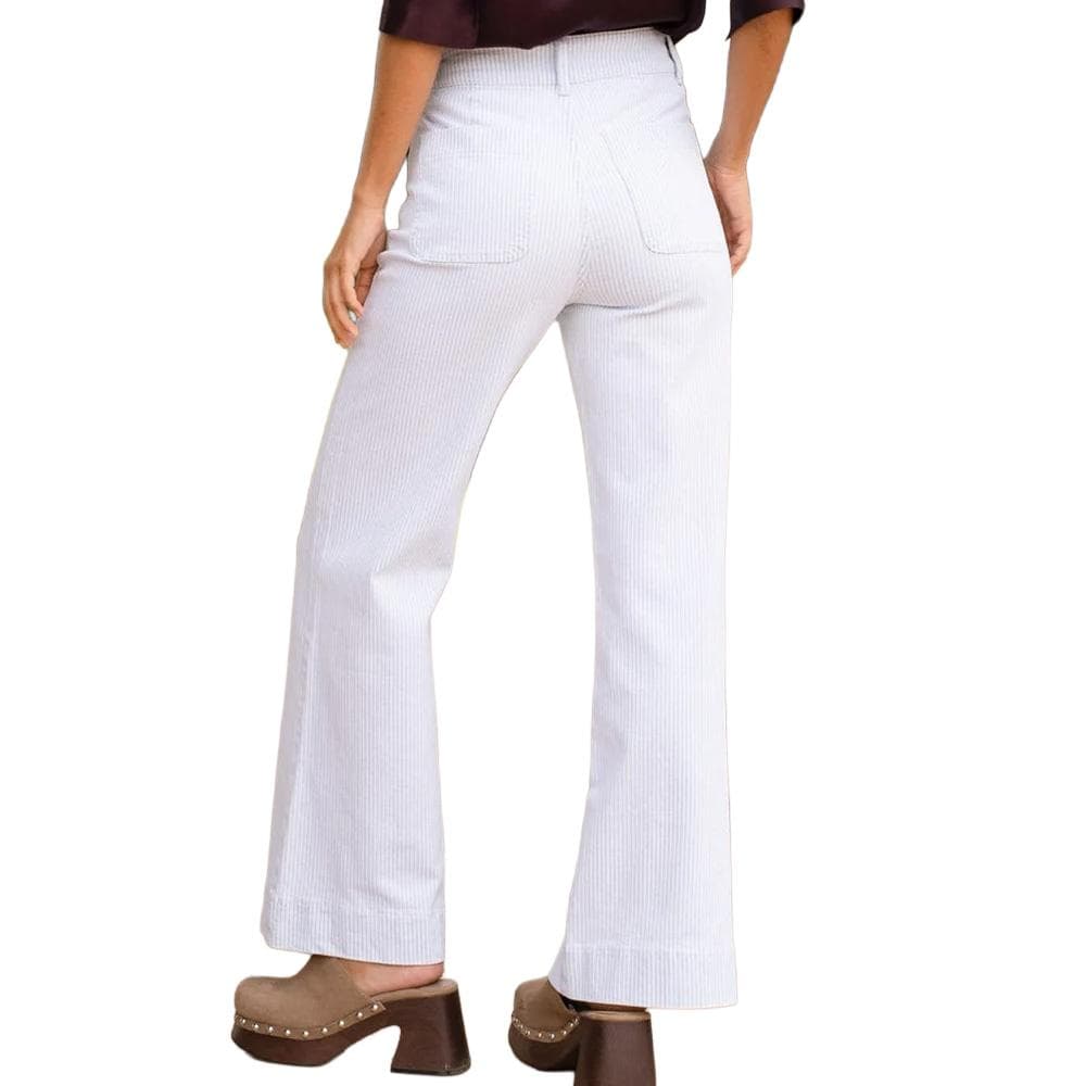 Jean Flare Rayure Femme Oraije Elenette 1 2